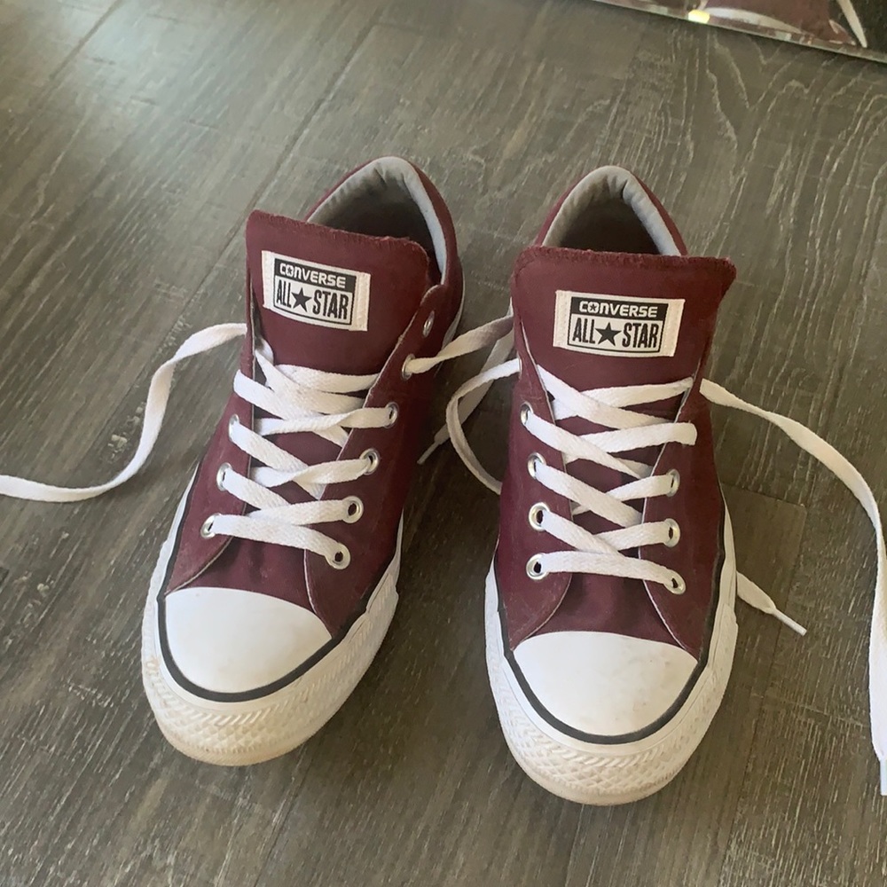 Maroon Converse